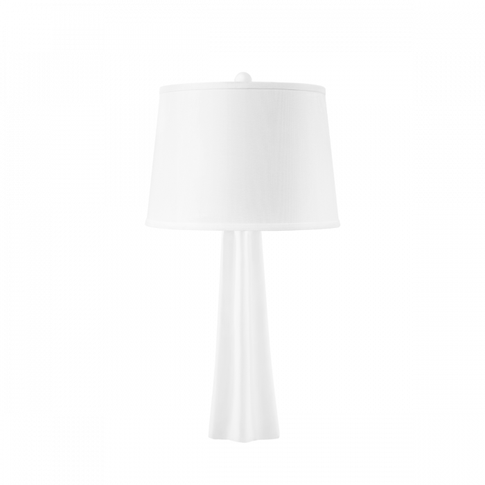 Estrella Lamp with Shade Plaster White