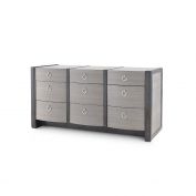 Albert Extra Large 9-Drawer, Ash Gray Shimmer