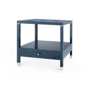 Alessandra 1-Drawer Side Table, Deep Navy