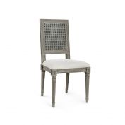 Annette Side Chair, Soft Gray