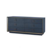Ansel Extra Large 6-Drawer, Navy Blue