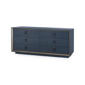 Ansel Extra Large 6-Drawer, Blue Steel