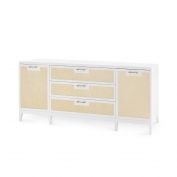 Astor 3-Drawer & 2-Door Cabinet, Vanilla