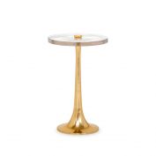 Antonia Side Table, Polished Brass