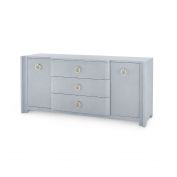 Audrey 3-Drawer & 2-Door Cabinet, Washed Winter Gray