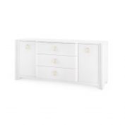 Audrey 3-Drawer & 2-Door Cabinet, Cream