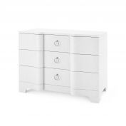 Bardot Large 3-Drawer, Chiffon White