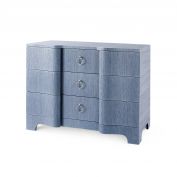 Bardot Large 3 -Drawer, Navy Blue