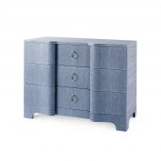 Bardot Large 3 -Drawer, Navy Blue