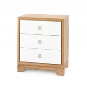 Berkeley 3-Drawer Side Table, Blond