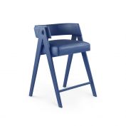 Bennett Counter Stool, Navy Blue