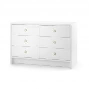 Bryant Extra Large 6-Drawer, White Pearl