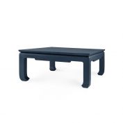 Bethany Large Square Coffee Table, Storm Blue