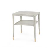 Bertram Side Table, Soft Gray