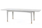 Bertram Dining Table, Soft Gray