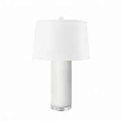 Cleo Lamp, Off White Linen