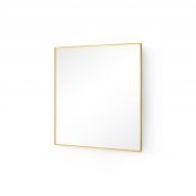 Clarence Small Mirror, Polished Brass
