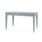 Claudette Desk, Gray and Nickel