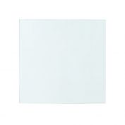 Carmen 2-Drawer Side Table Glass Top, Clear