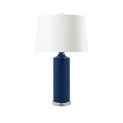 Conniston Lamp Without Shade, Classic Blue
