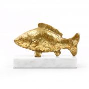 Carp_Fish Statue, Gold Leaf