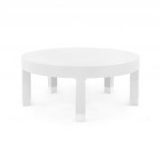 Dakota Large Round Coffee Table, Cream