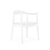 Danish Armchair, White