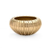 Diadema Bowl, Brass Finish