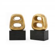 Delphi Bookends, Gold Leaf