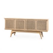 Dante 4-Door Cabinet, Natural