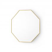 Eaves Medium Mirror, Polished Brass