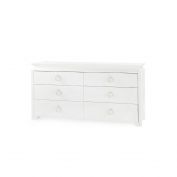 Elina Extra Large 6-Drawer, White