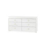 Elina Extra Large 6-Drawer, Vanilla