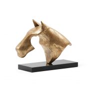 Equs Statue, Gold Leaf