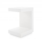 Essential Side Table, Chiffon White