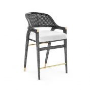 Edward Counter Stool, Jet Black