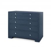 Frances 6-Drawer, Navy Blue