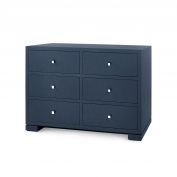 Frances Extra Large 6-Drawer, Deep Navy