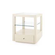 Gavin 1-Drawer Side Table, Blanched Oak