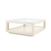 Gavin Large Square Coffee Table, Blanched Oak