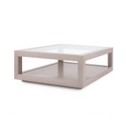 Gavin Large Square Coffee Table, Taupe Gray