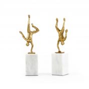 Handstand Statue, Gold Leaf