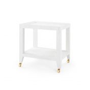 Isadora Tea Table, Chiffon White