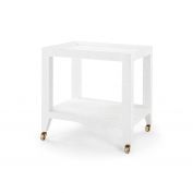 Isadora Tea Table, Chiffon White