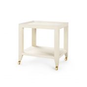 Isadora Tea Table, Canvas Cream