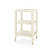 Isadora Side Table, Canvas Cream