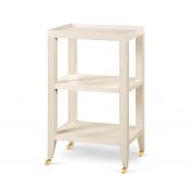 Isadora Side Table, Canvas Cream