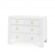 Jacqui Large 4-Drawer, Chiffon White