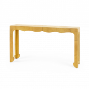 Jaques Console Table, Light Antique Brass