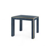 Lauren Side Table, Storm Blue